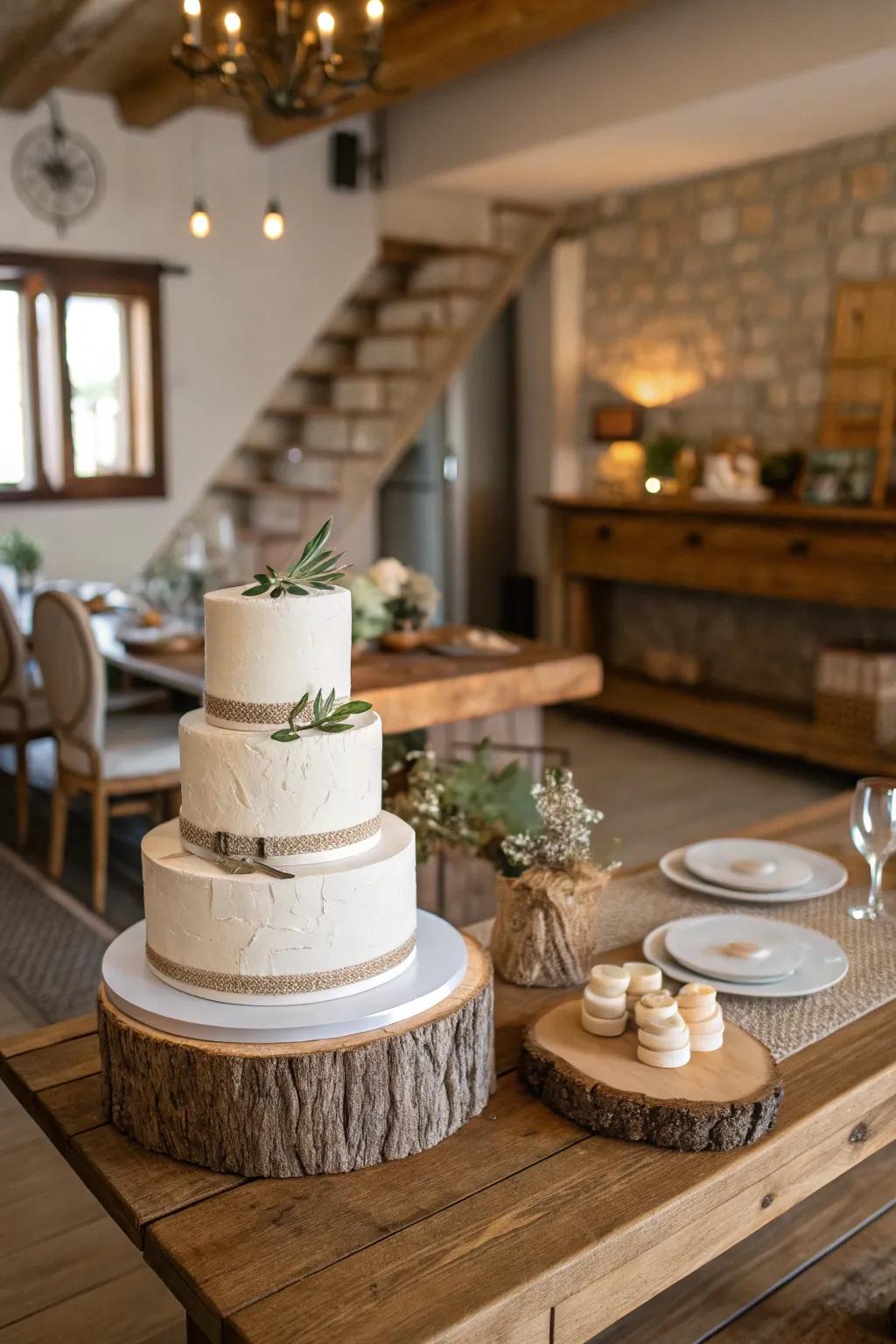 Multi-tiered cakes add height and elegance to any celebration.