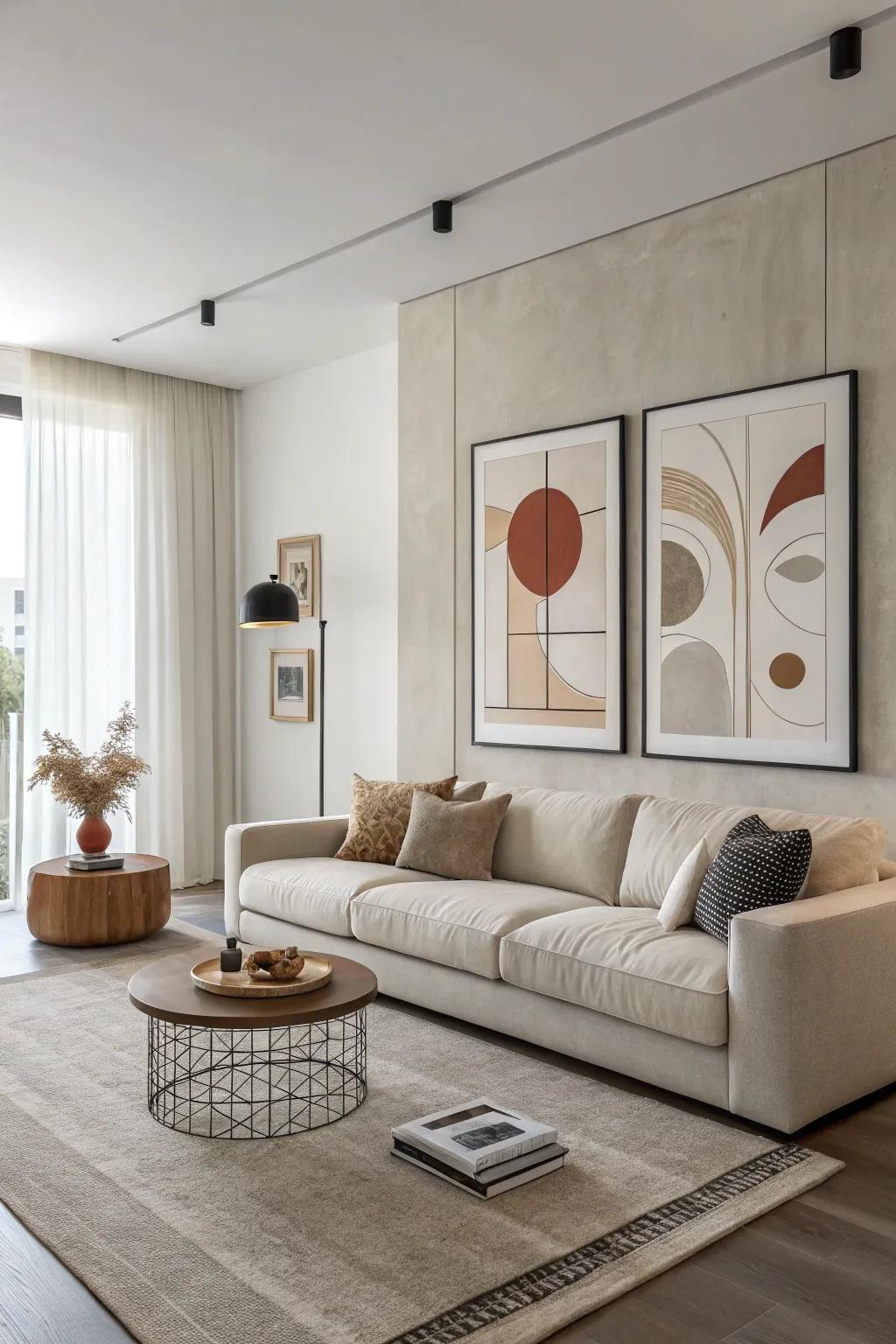 Uncluttered designs provide simplicity and sophistication.