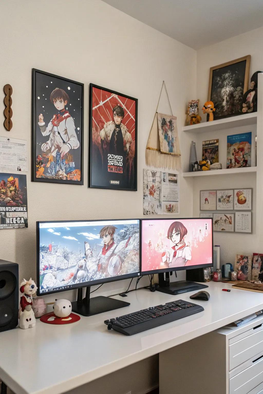 A motivating desk design merges practicality with an animated style.