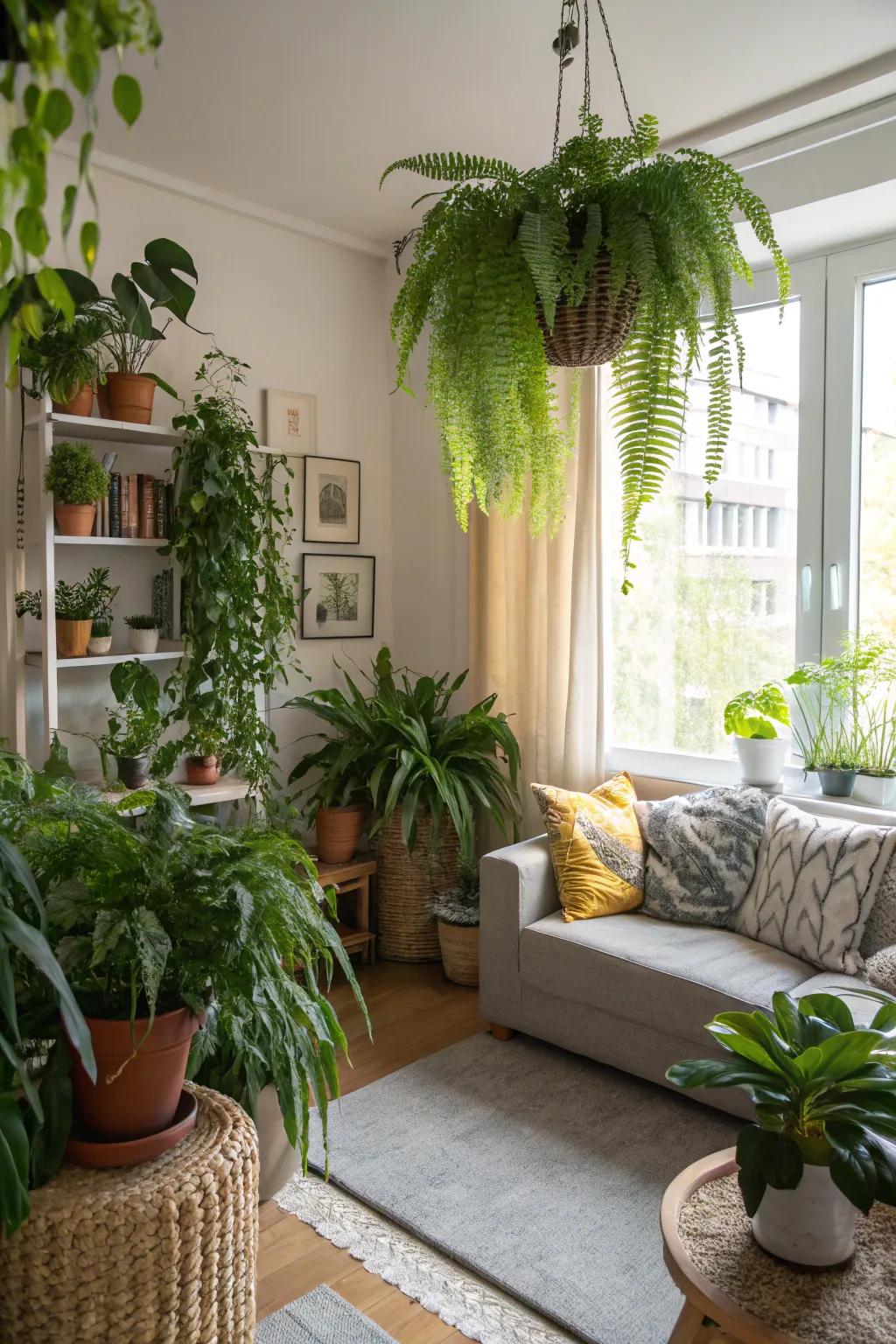 Plants provide freshness and nature to your interior.