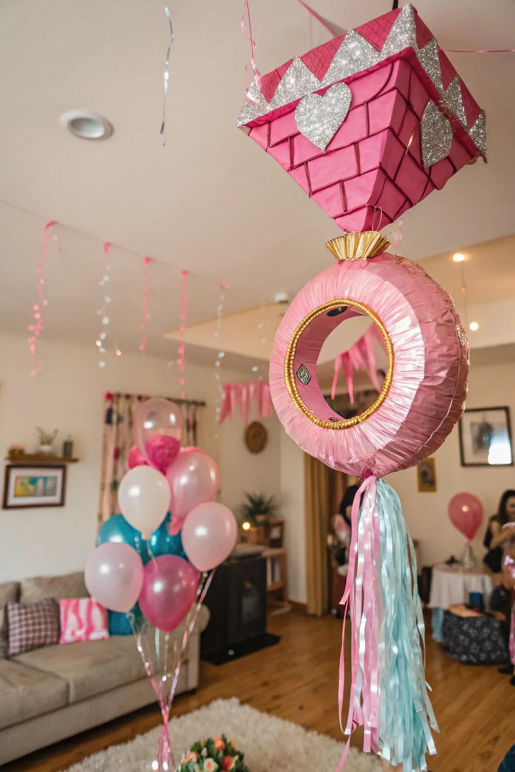A piñata adds a playful component to the festivities.