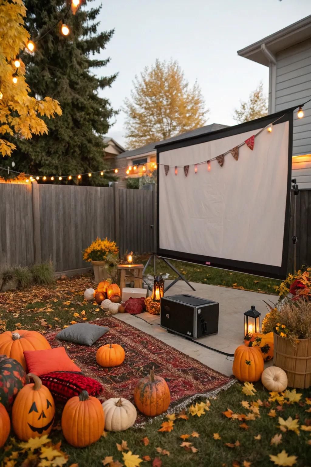 Themed decorations bring a unique flair to your movie night's atmosphere.
