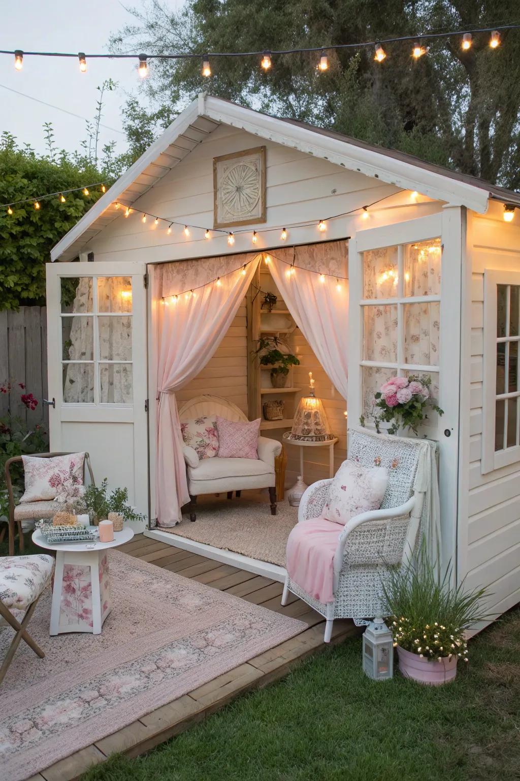 A Personal Shed, perfect for relaxation and personal time.