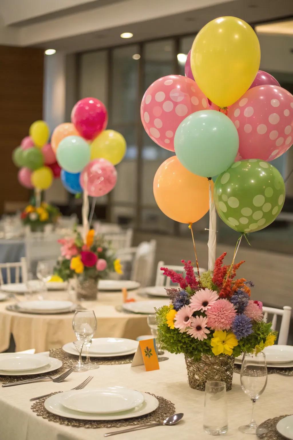 Refined sphere clusters act as unforgettable table focal points.