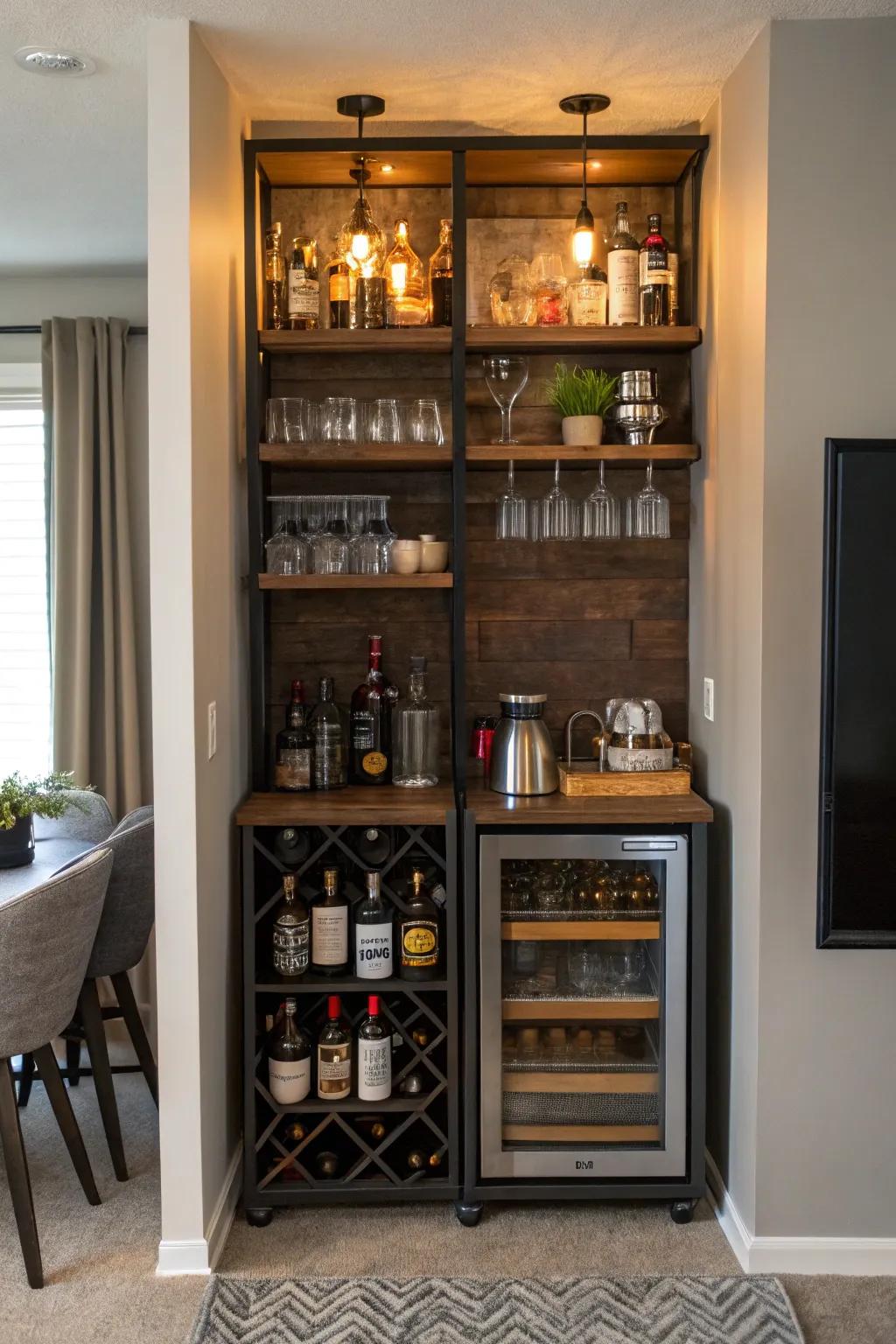 Maximize your space with tall storage solutions that keep everything within easy reach.