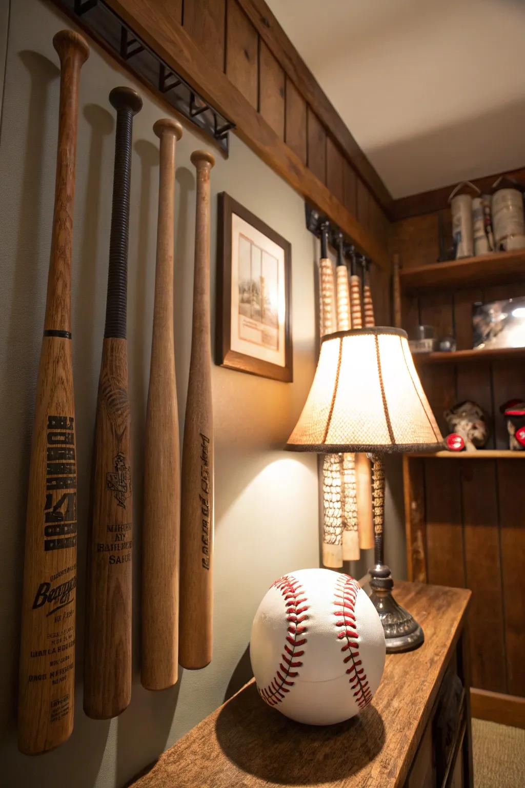Incorporate a fun vibe with rounders-themed decor accents.