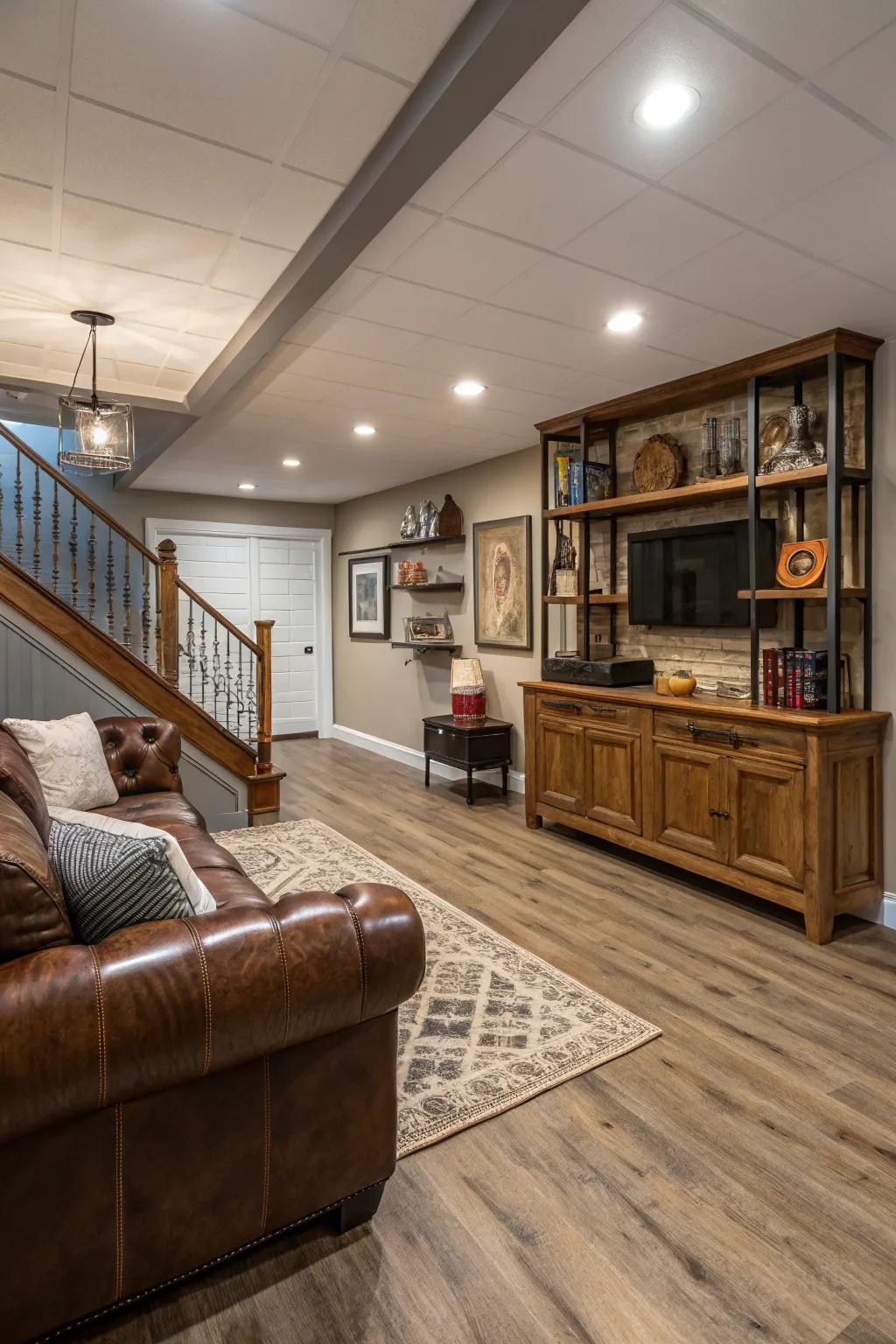 Crafted wood introduces ageless sophistication to any area.