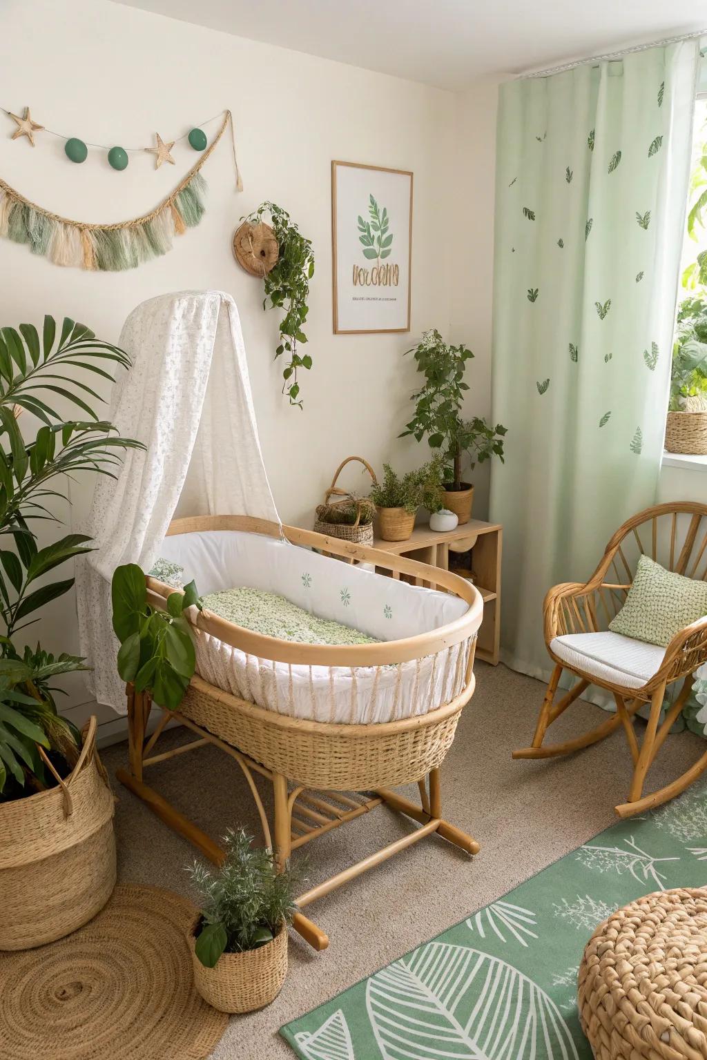 Make sustainable choices with an earth-friendly baby bed.