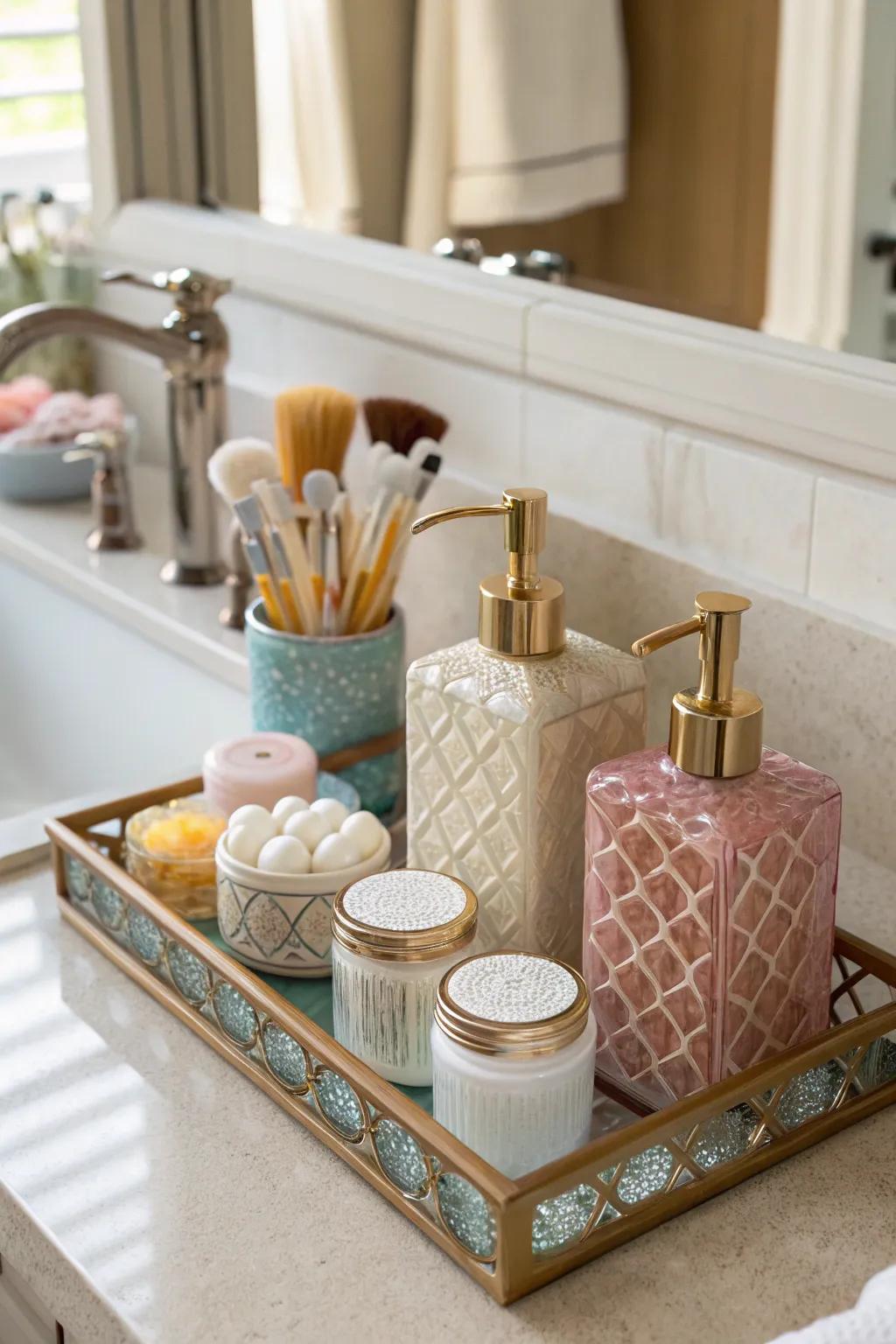 Aesthetic bottles and jars transform essentials into décor.