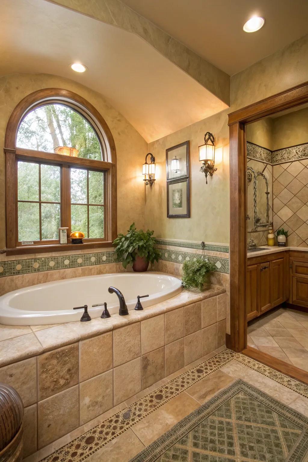 Neutral tones cultivate a peaceful and calming environment.