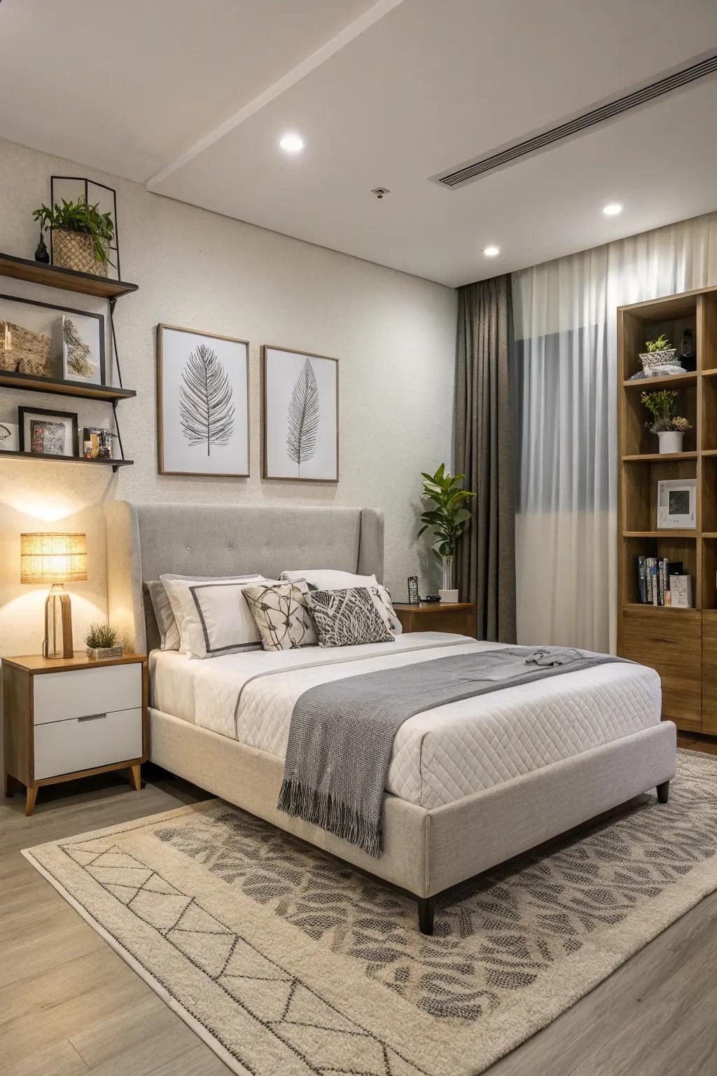 A simple bed wrap offers a snug, custom appearance.