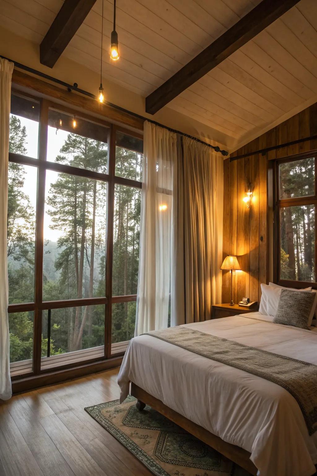 Sunlight enhances daytime ambiance.