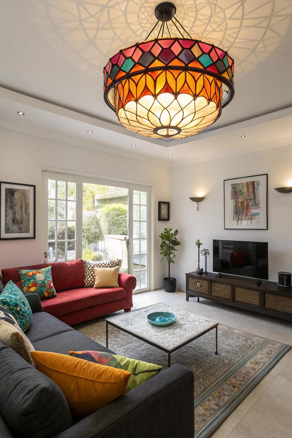 A splash of color inside your illumination has the power to transform a space.