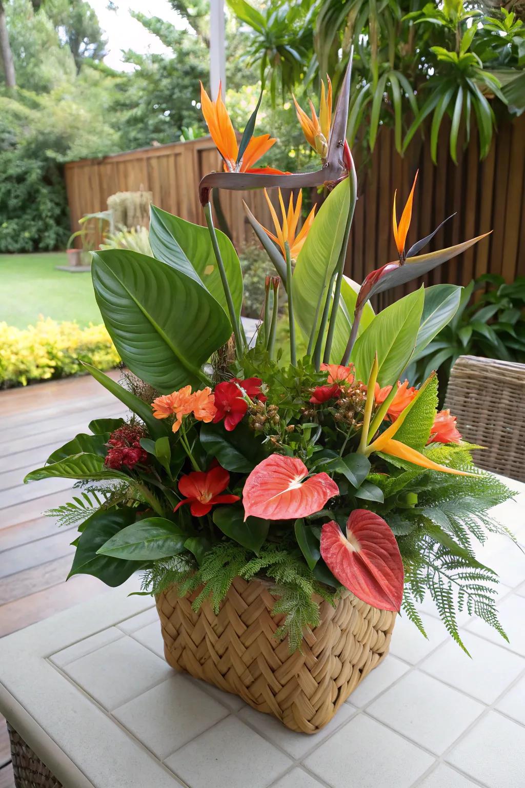 Exotic bouquets deliver a surge of color and vitality.