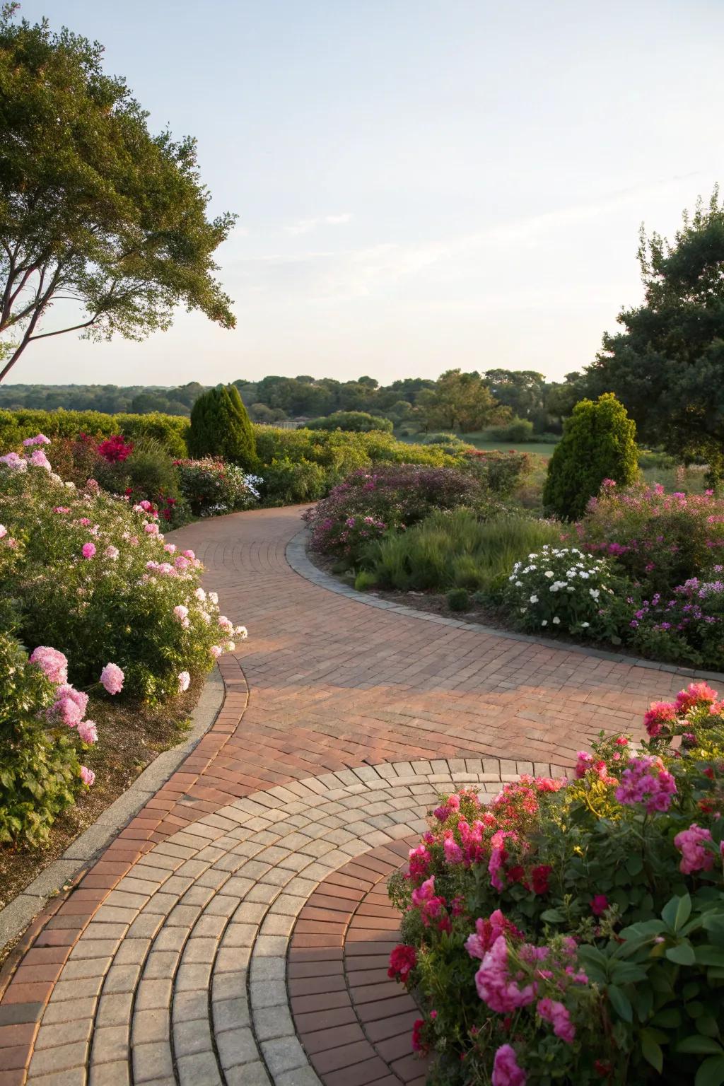 Round designs: Establish a focal point in your garden.
