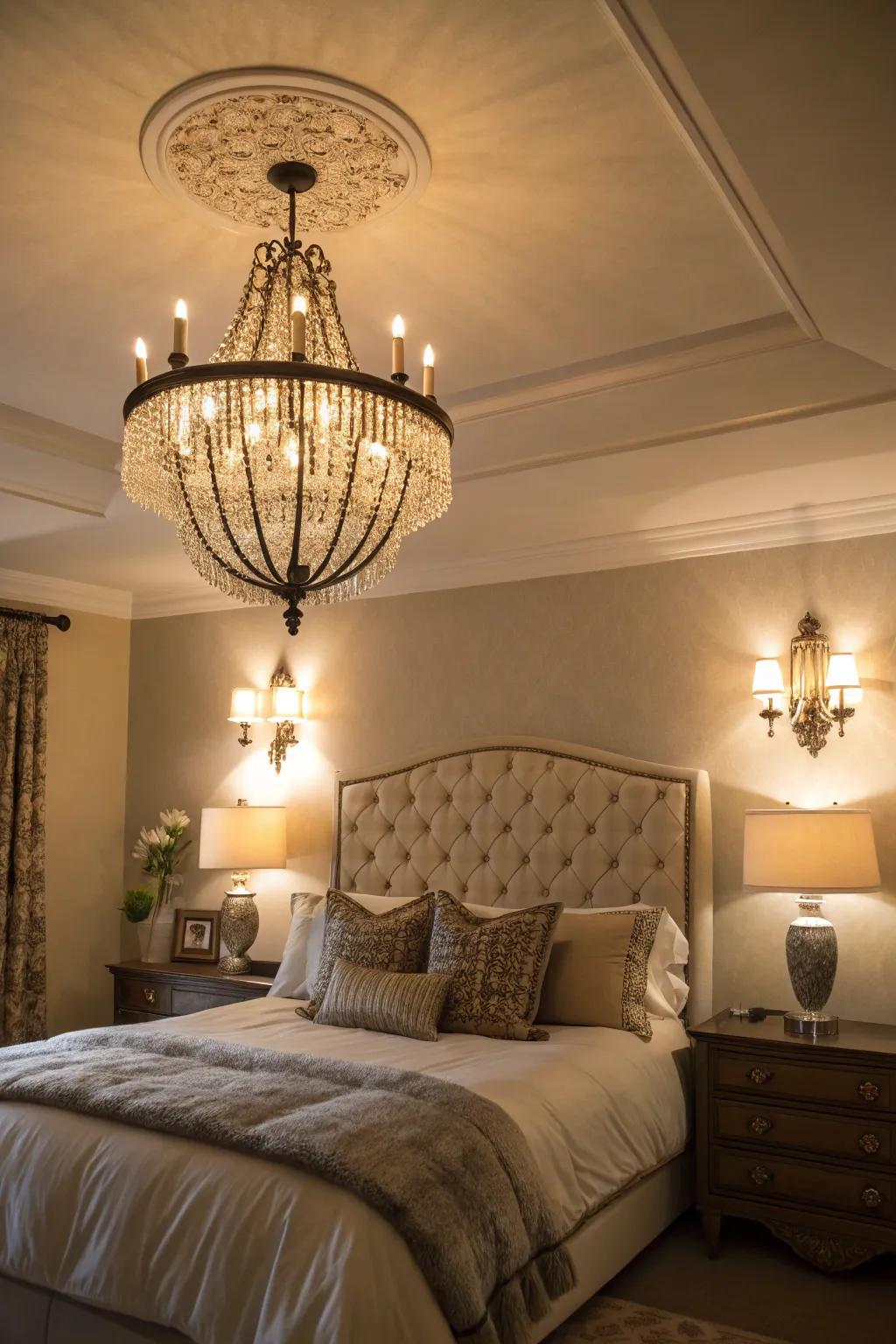 Layered lighting improves dimension and warmth in the personal space.