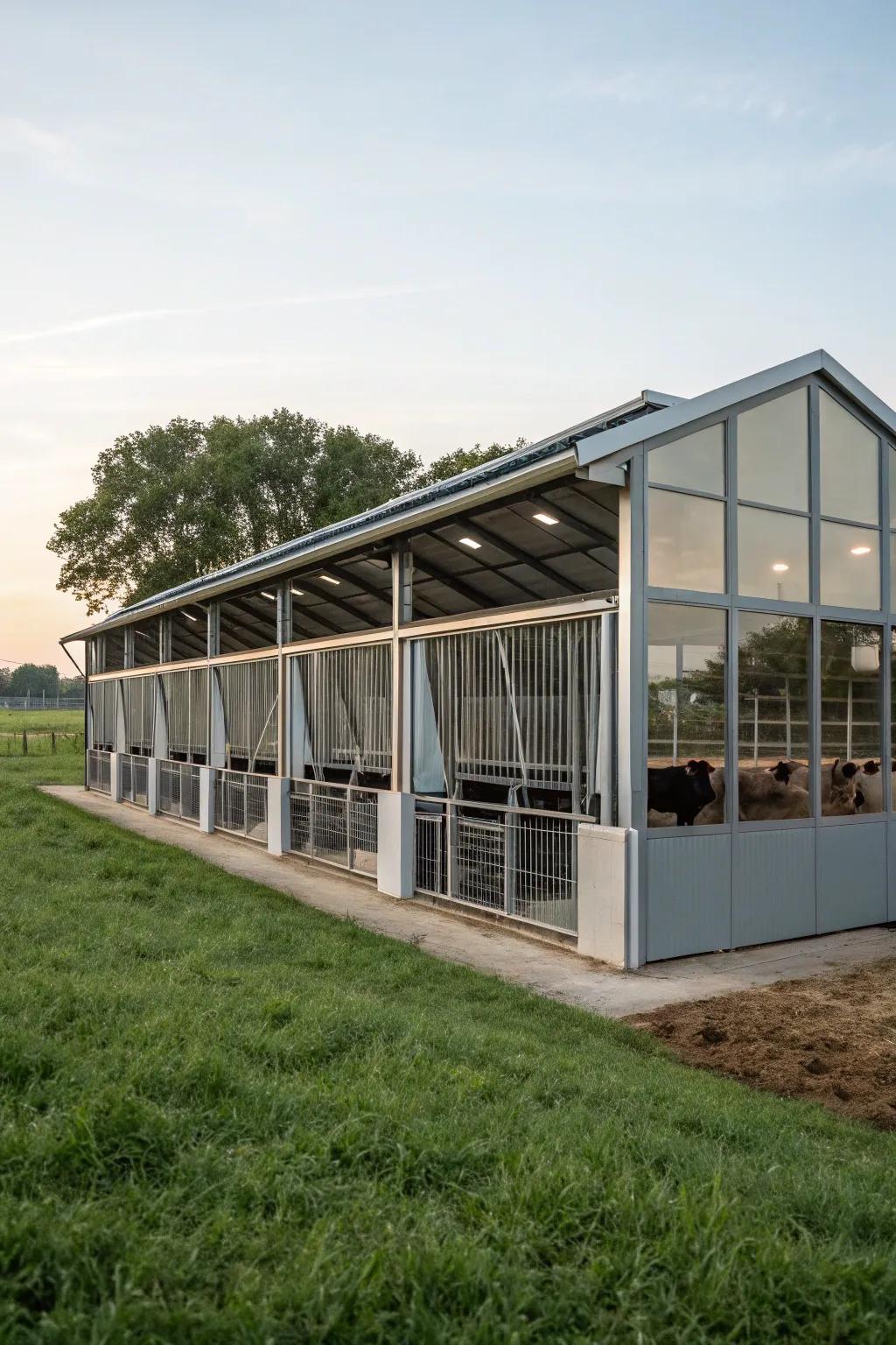 A flexible calf barn designed to adapt to your growing needs.