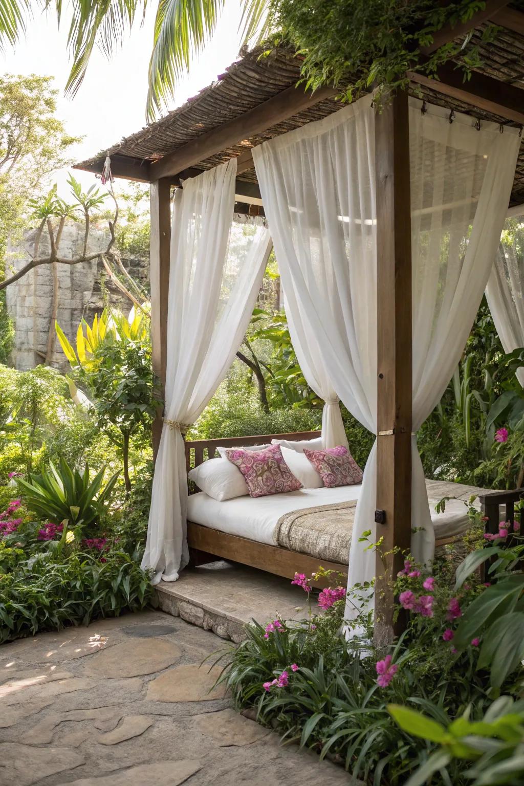 Organic accents boost the tranquility of any bedroom.