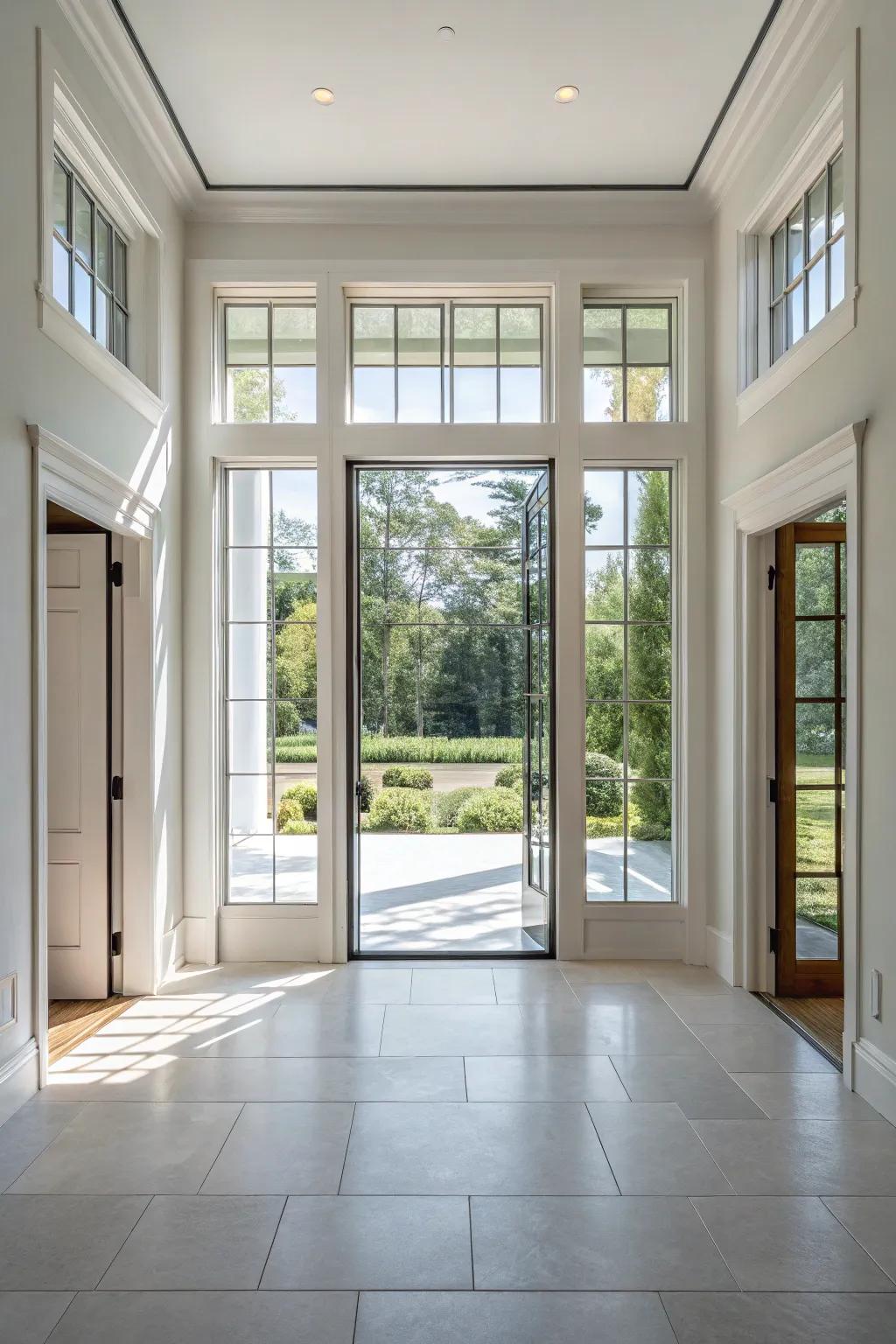 Minimalist thin trim creates a smooth and open sensation.