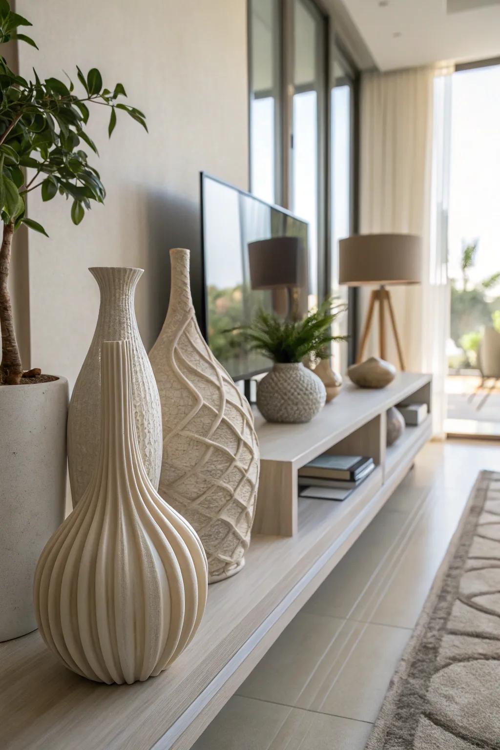 Love nature’s charm with natural ceramic shapes.