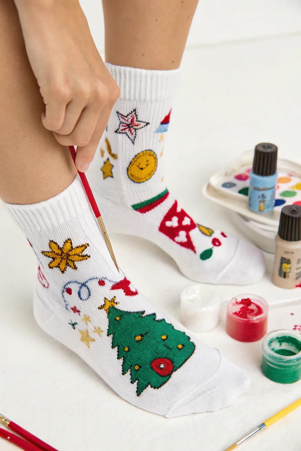 Personalize your socks for a truly one-of-a-kind gift.