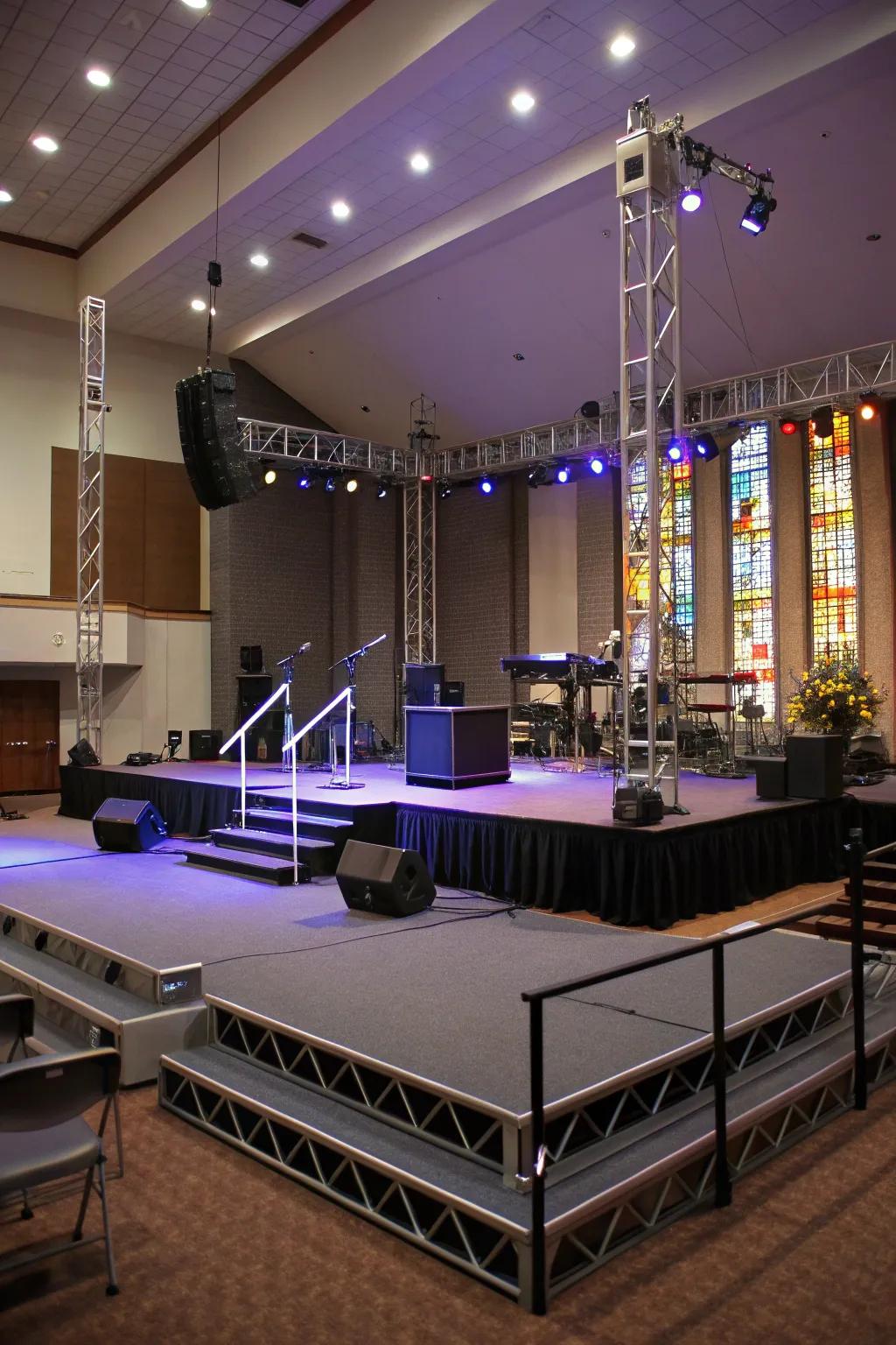 Adaptable setups permit swift adjustments for any event.