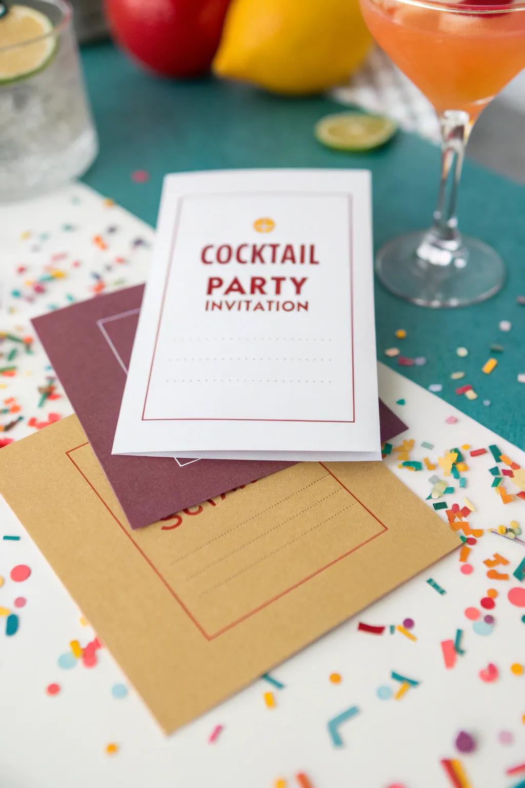Introduce an element of fun with interactive invitation components.