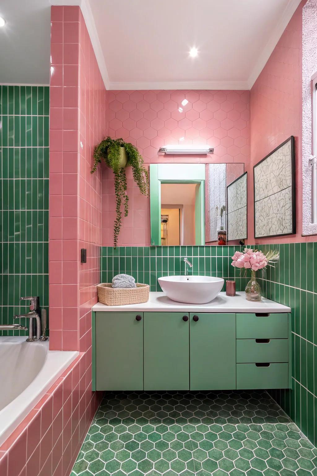 Colors that juxtapose yet synchronize beautifully.