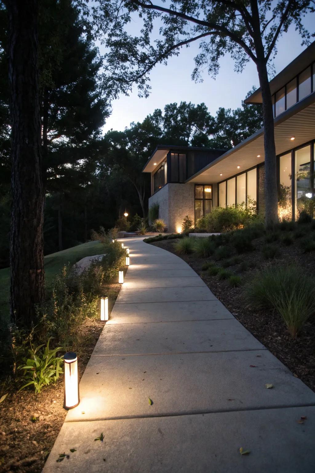 Pathway lights add safety and ambiance to your walkway.