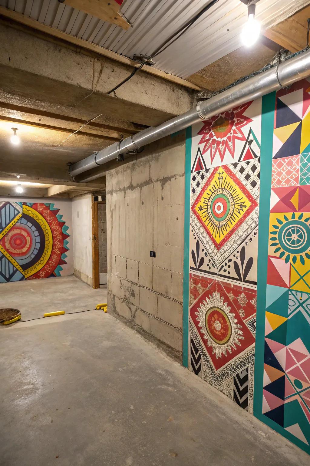 Transform walls into artistry with innovative applications.