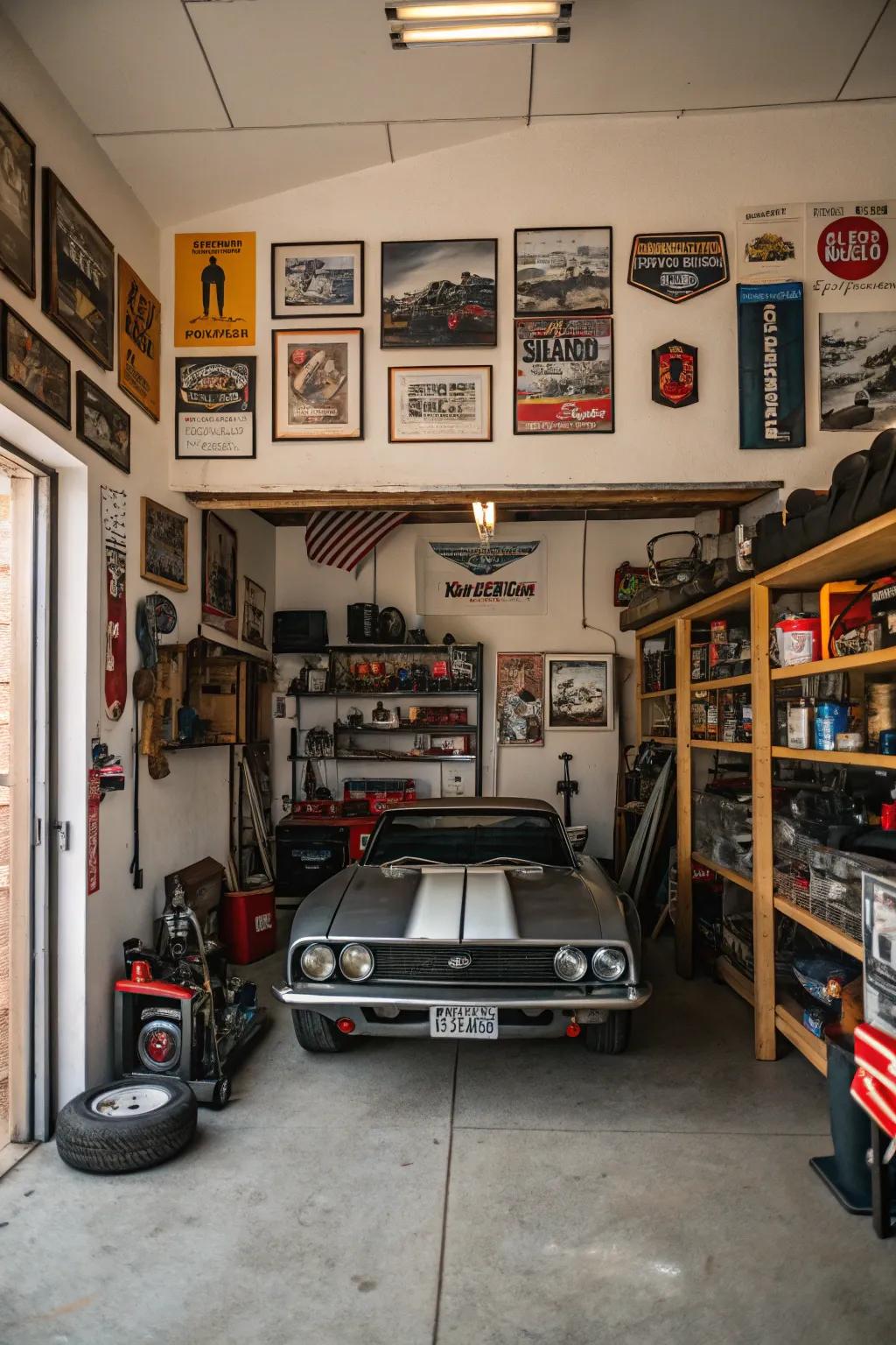 Individualized themes inject personality and individuality into your garage.