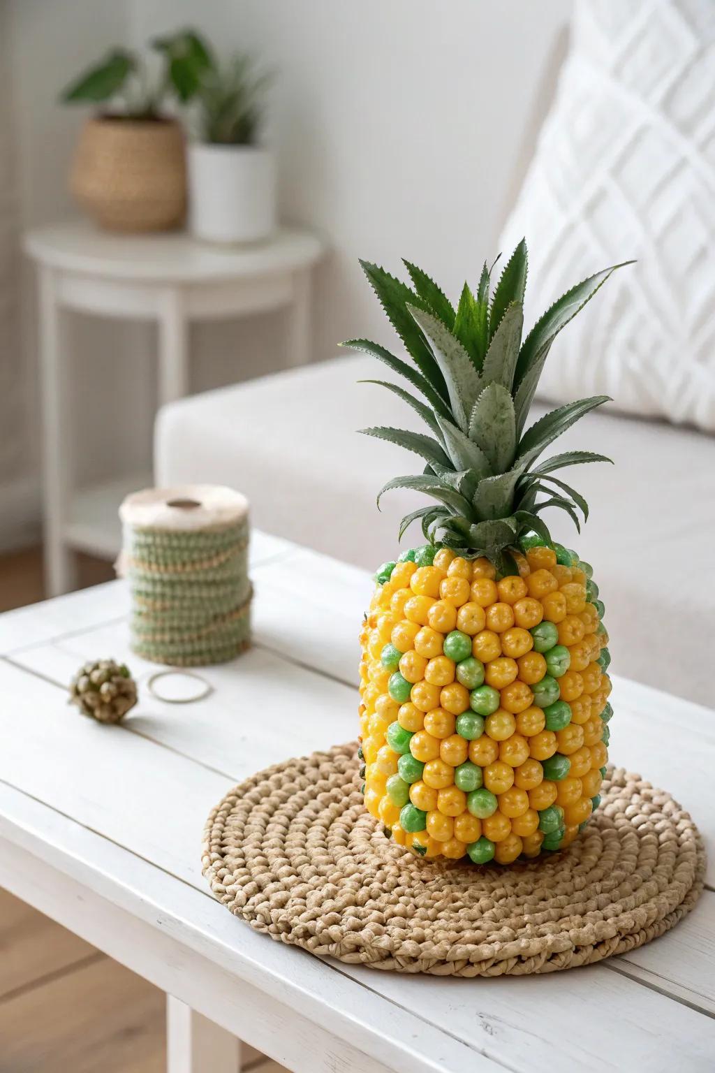 Boost your Kandi artistry with this amazing 3D pineapple—where artistry meets playful style!