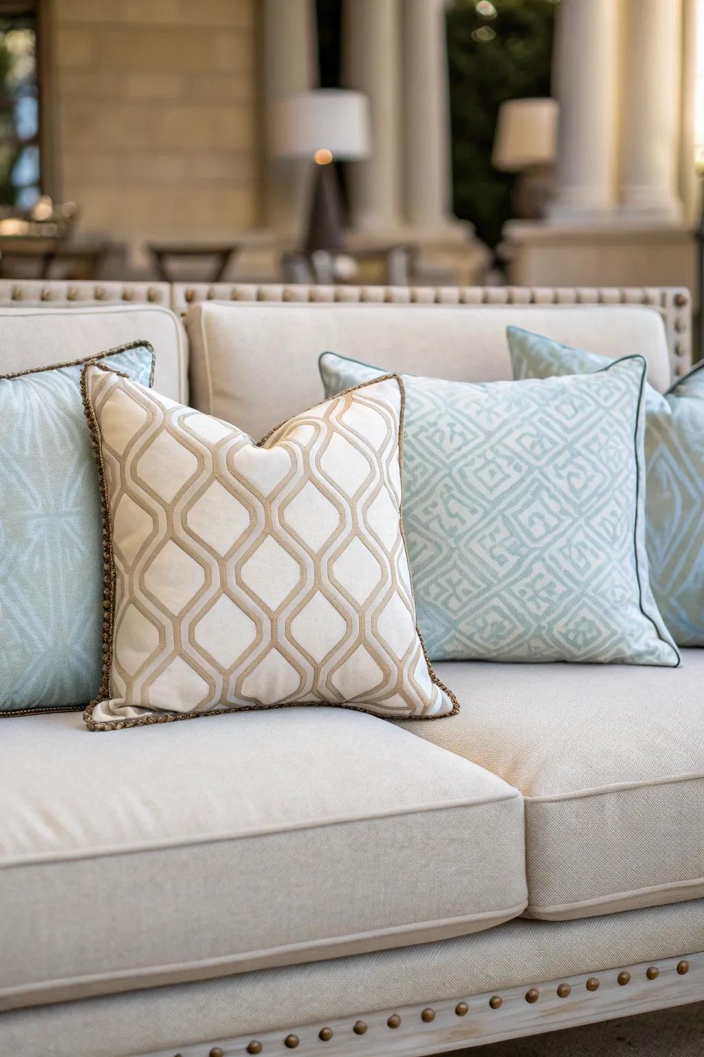 An even setup offers a clean and balanced look.