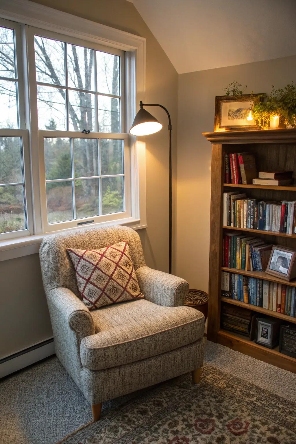 A reading nook is the quintessential escape within your living space.