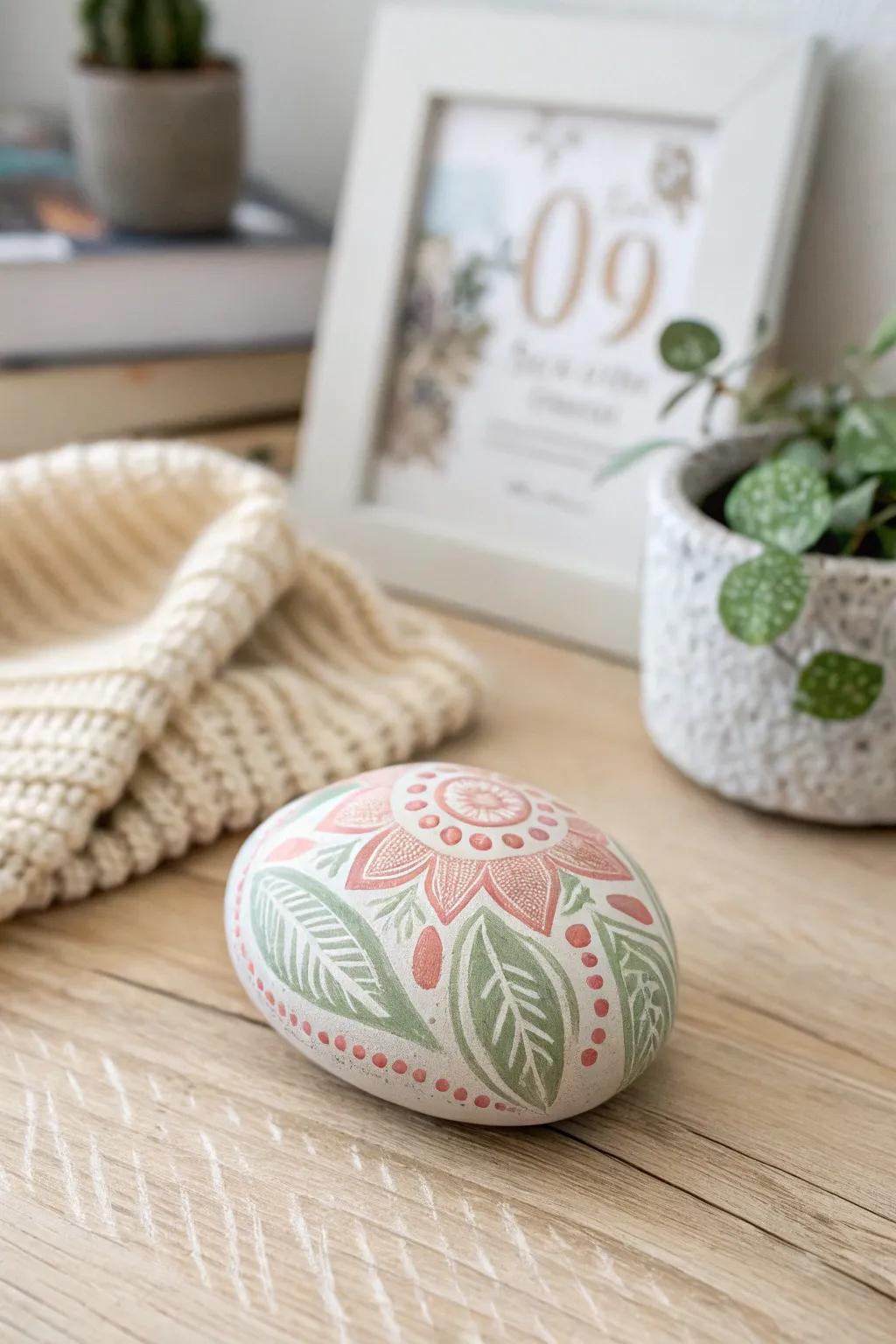 Embrace the charm of simplicity with wonderfully painted stone art, where nature intertwines with creativity.