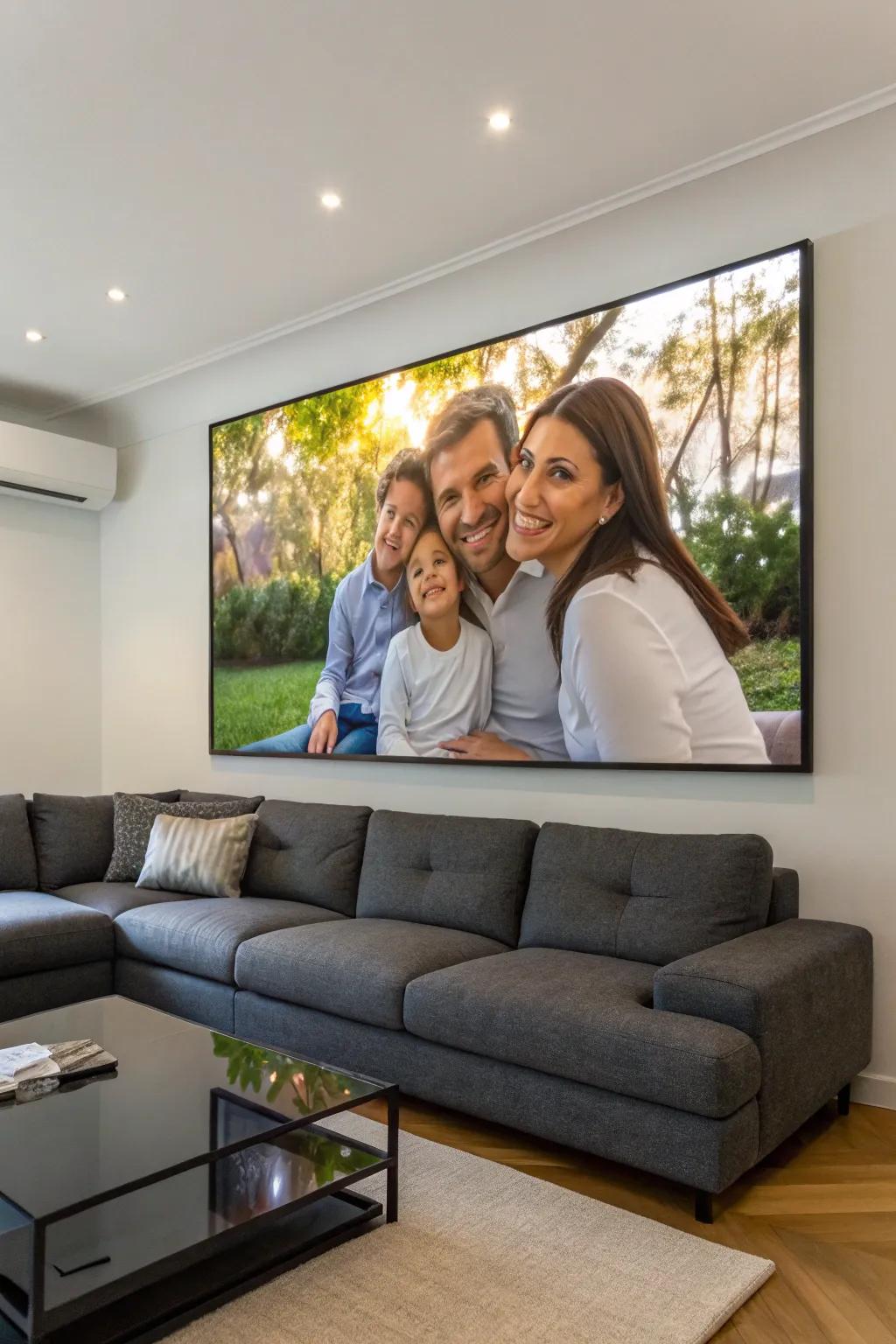 Bespoke canvas artwork transforms memories into masterpieces.