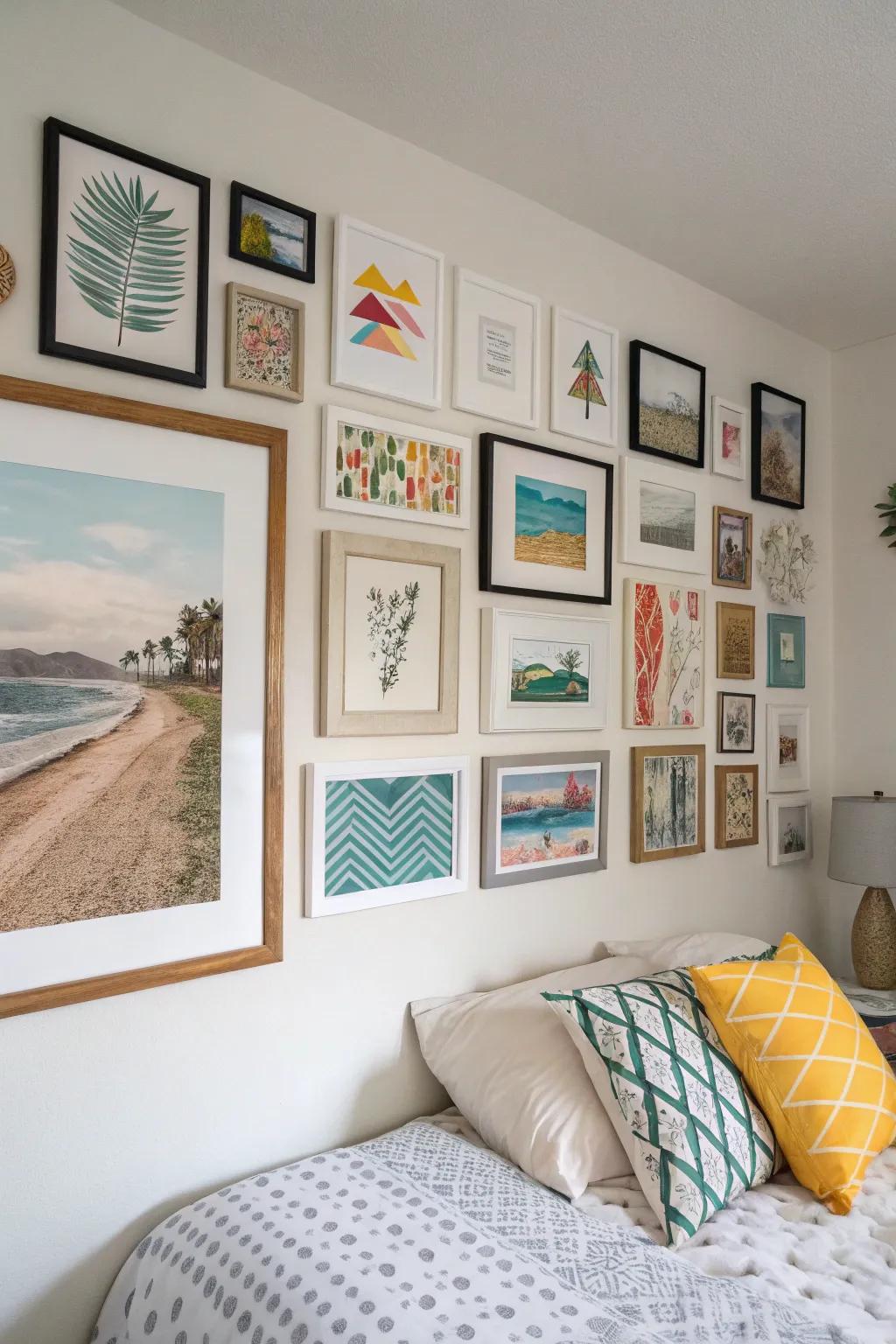 Gallery showcasing art.