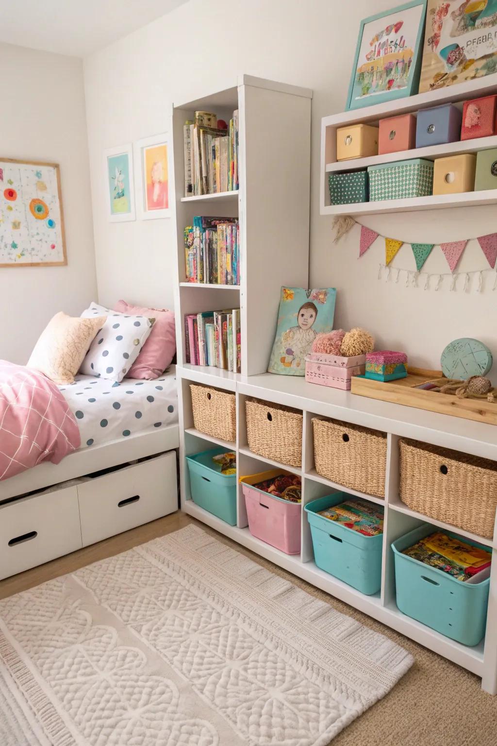 Elegant and practical storage answers for a tidy space.