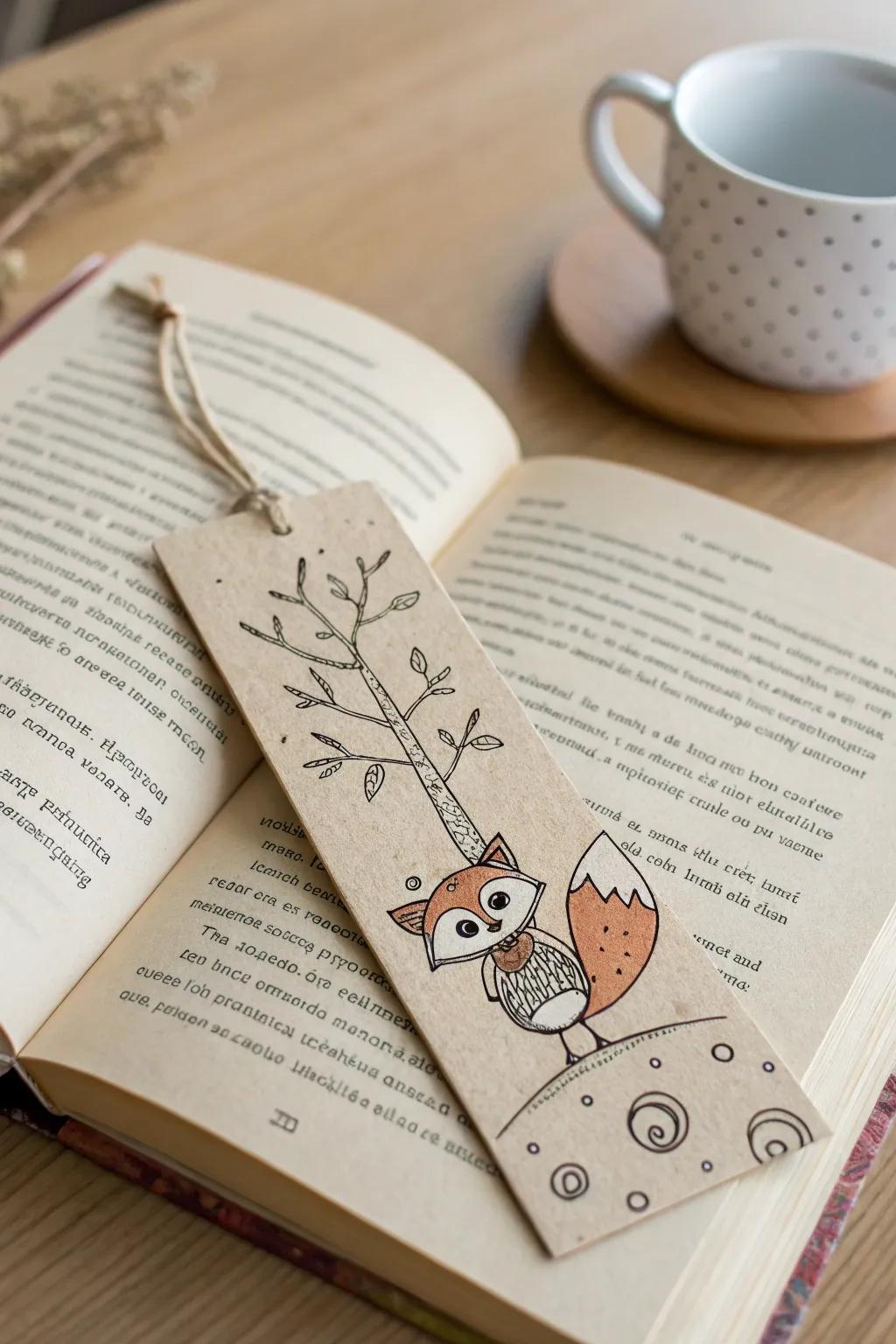 Add a dash of whimsy to your reading with charming cartoon character bookmarks.