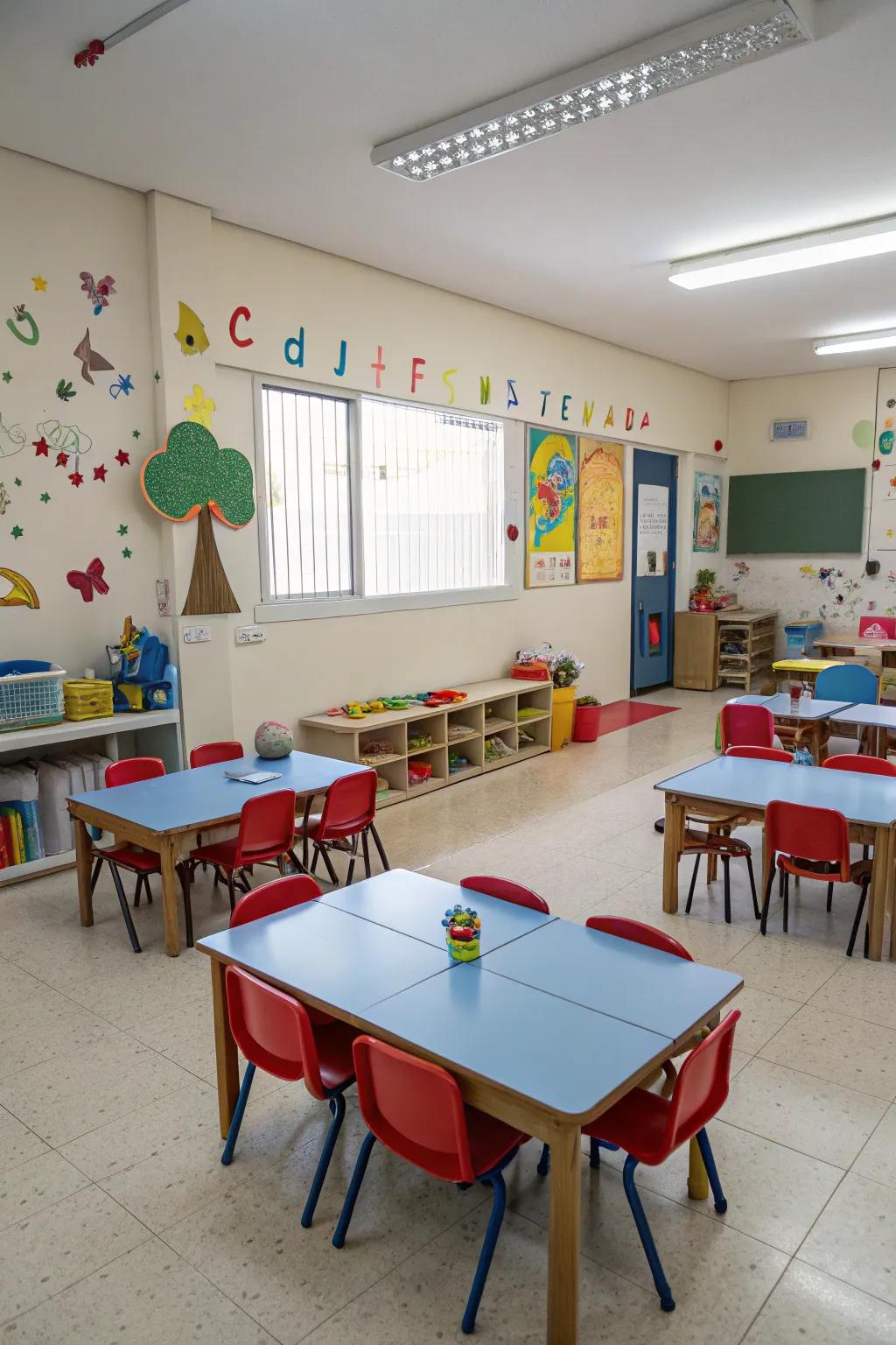 Child-sized furniture intended for maximum comfort and accessibility.