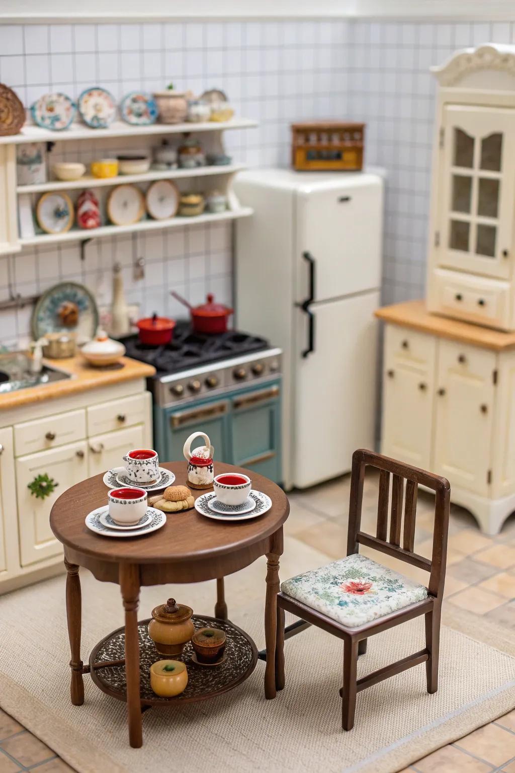 Achieve true-to-life authenticity in your dollhouse with accurate miniature objects.