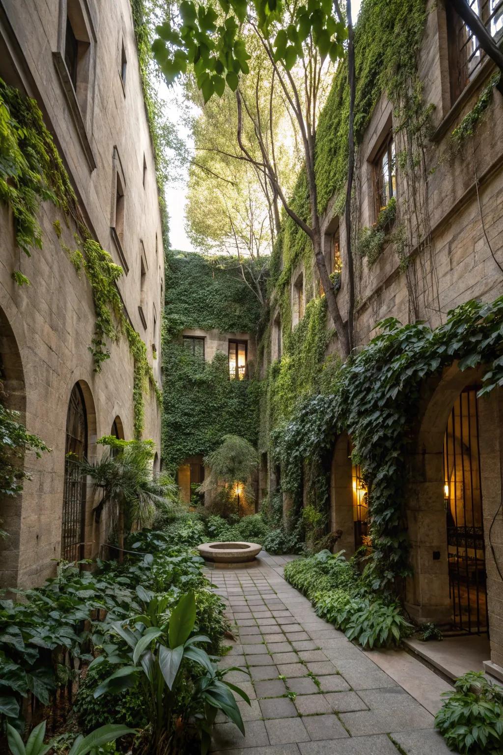 Ensure privacy with strategically placed walls or hedges.