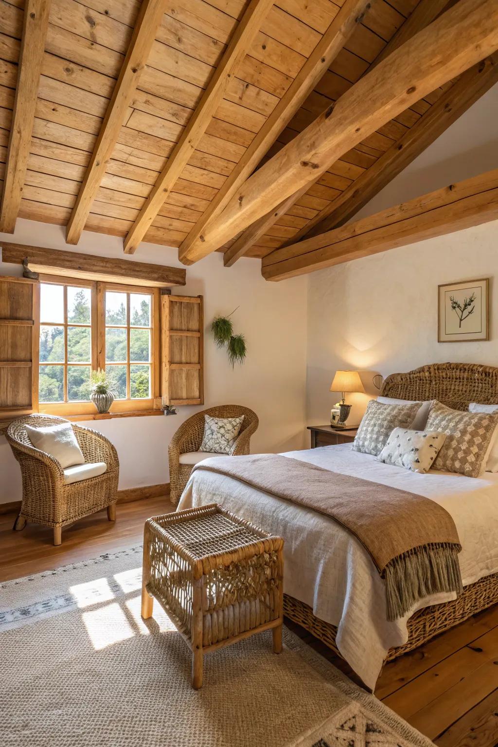 Earthy accents bring comfort and genuineness.