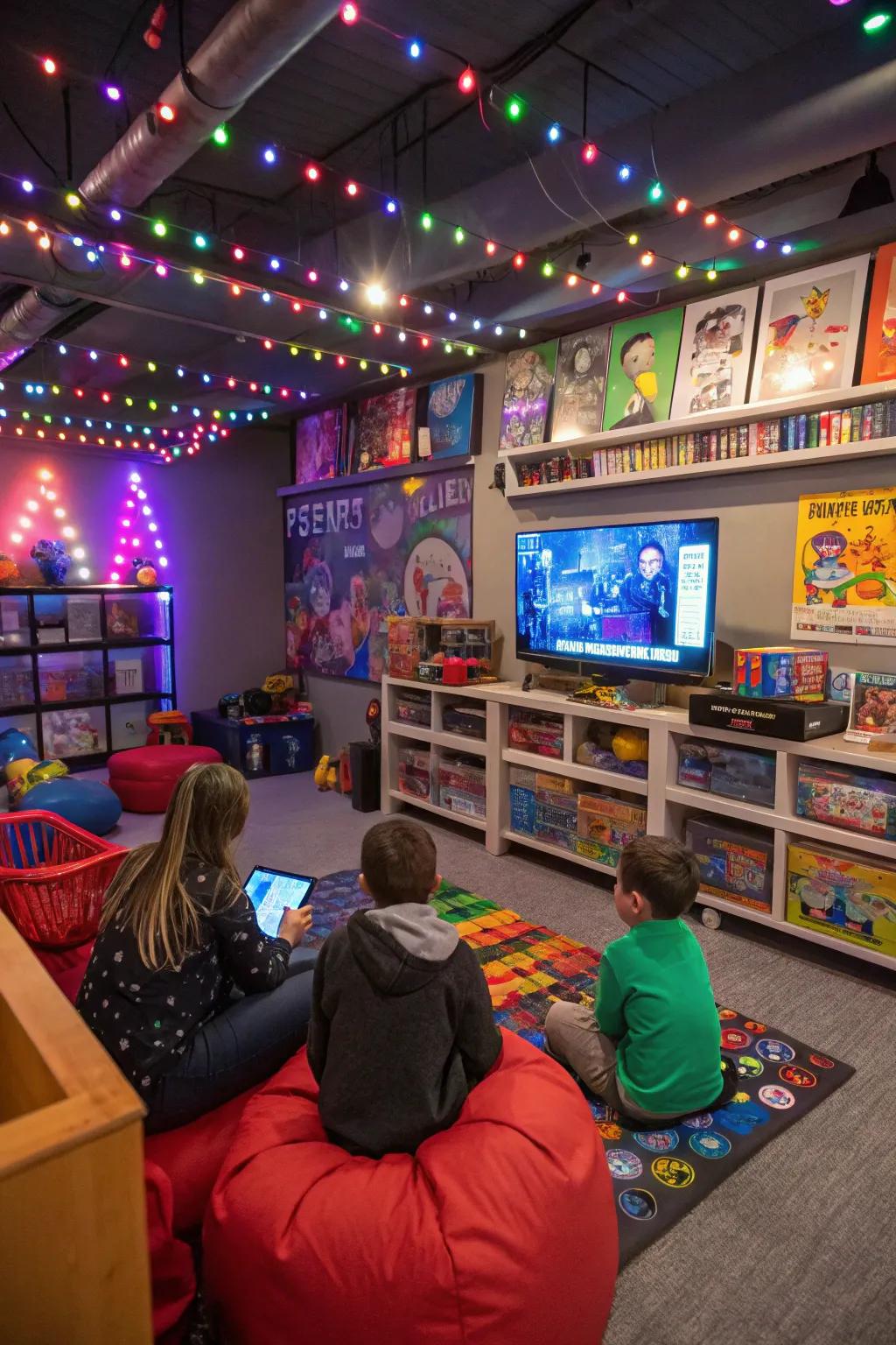 Unite your loved ones with a dynamic playroom.