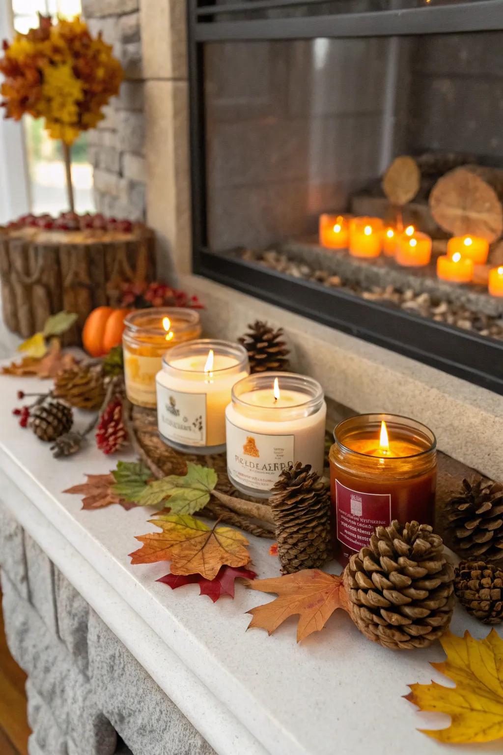 Fragrant lights that fill your home with the essence of fall.