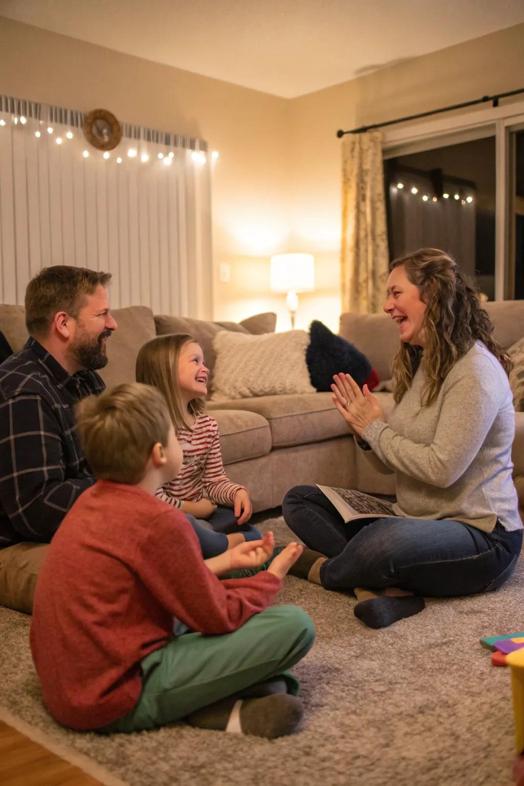 Interactive storytelling games create shared tales and treasured moments.