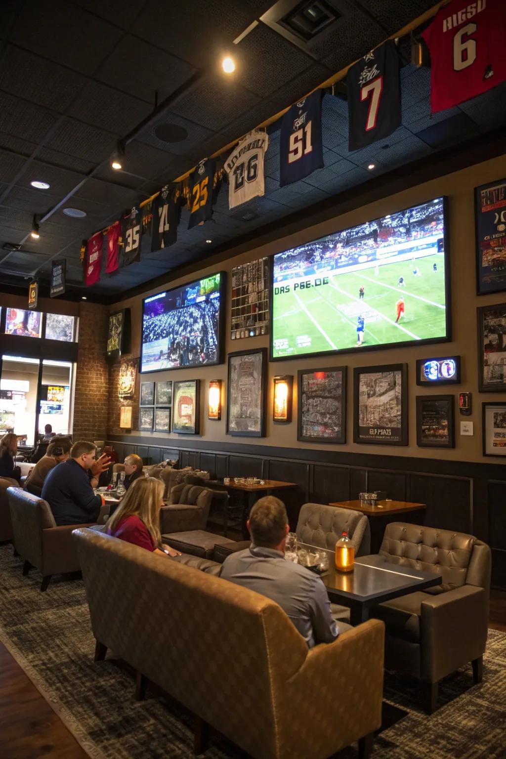 Establish the premier sports fan's retreat with your basement bar.