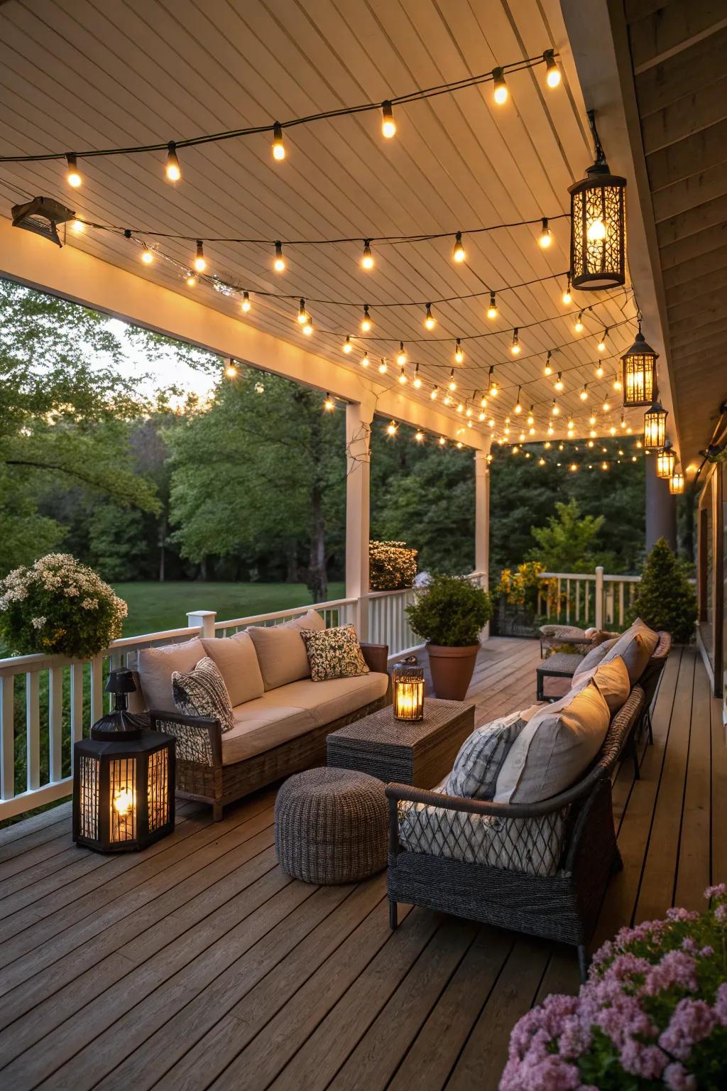 Set the atmosphere with enchanting lighting selections.