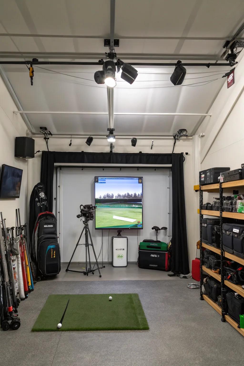 Flexible lights help create the ideal atmosphere.