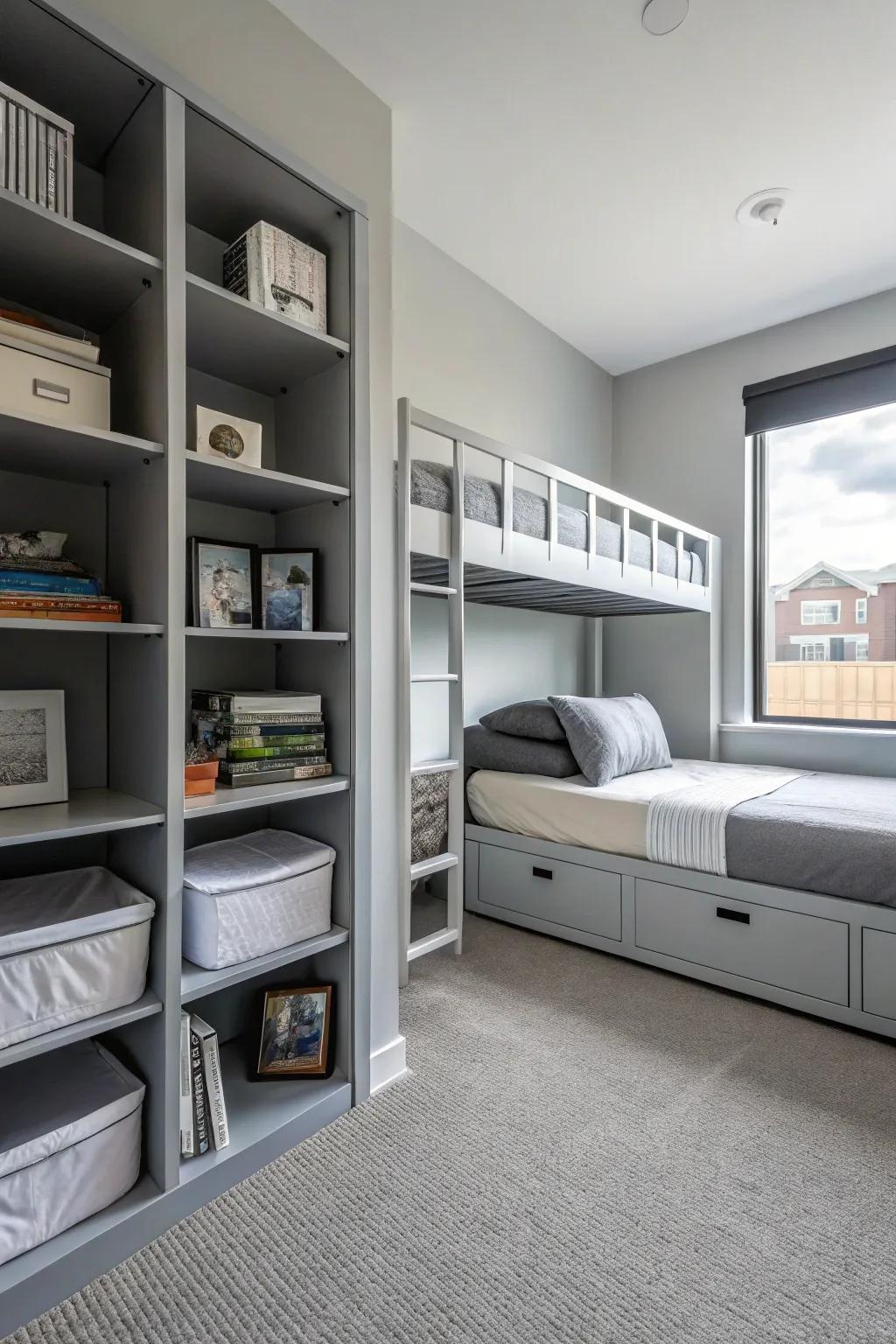 Maximize space with practical and stylish storage.